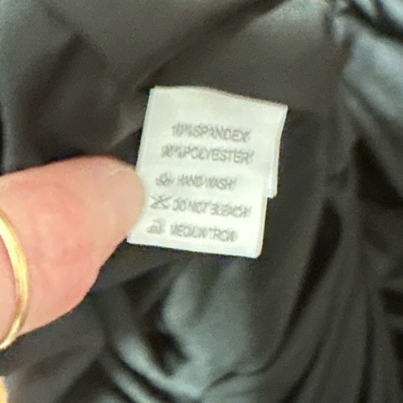 Black Ruched Two-Piece Set - Picture 2 of 4